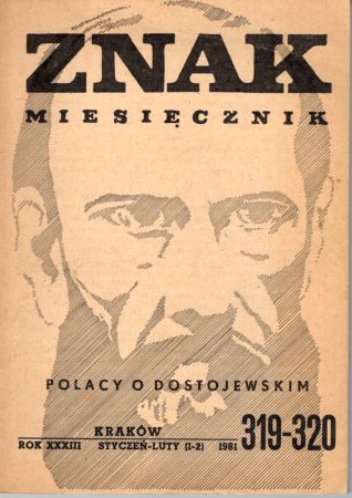 Polacy o Dostojewskim. Znak. Miesięcznik. Rok XXXIII styczeń-luty (1-2) 1981.jpg