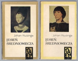 Huizinga Johan - Jesień średniowiecza. Przełożył Tadeusz Brzostowski. Wstępem opatrzył Henryk Barycz. Posłowie Stanisław Herbst.