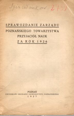 Sprawozdanie Zarządu Poznańskiego Towarzystwa Przyjaciół Nauk za rok 1926.jpg