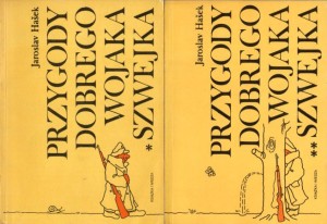 Hasek Jaroslaw - Przygody dobrego wojaka Szwejka podczas wojny światowej. Przełożył Paweł Hulka-Laskowski. Tom. I/IV. Vol. 1/2.