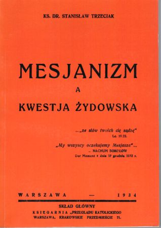Trzeciak Stanisław - Mesjanizm a kwestja żydowska.jpg