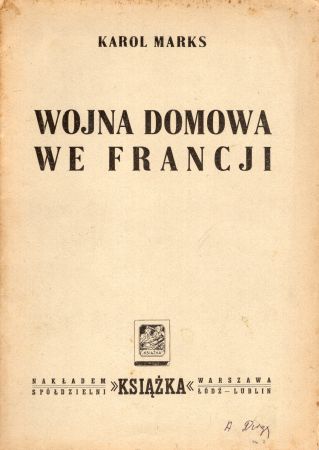 Marks Karol - Wojna domowa we Francji.jpg