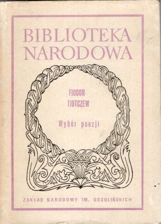 Tiutczew Fiodor - Wybór poezji.jpg