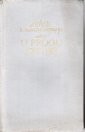 Sewer (Ignacy Maciejowski) - U progu sztuki. Powieść.jpg