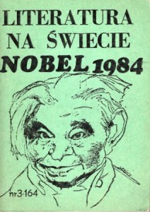 Literatura na świecie. Miesięcznik nr 3 (164). Marzec 1985. /Nobel 1984/.