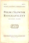 Polski Słownik Biograficzny. Fedor Lubartowicz - Firlej Henryk. Tom VI/5, zeszyt 30.