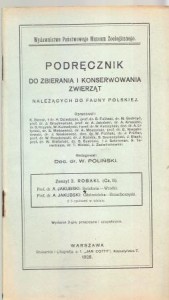 Podręcznik do zbierania i konserwowania zwierząt należących do fauny polskiej. Redagował Władysław Poliński. Zeszyt 3. Robaki. (Część II).