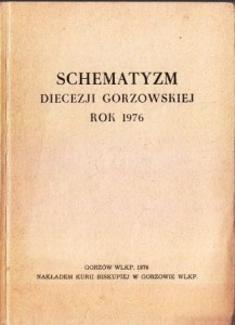 Schematyzm Diecezji Głogowskiej. Rok 1976.