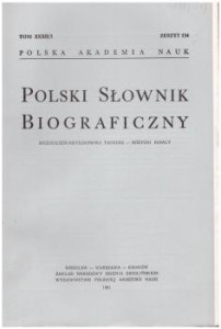 Polski Słownik Biograficzny. Rostworowski Andrzej - Rozdeiczer-Kryszkowski Tadeusz - Różycki Ignacy. Tom XXXII/3, zeszyt 134.