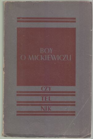 Boy-Żeleński Tadeusz - O Mickiewiczu